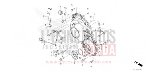 PANNEAU CARTER-MOTEUR D. CB1000S de 2025